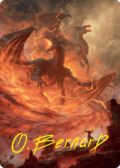 Rite of the Dragoncaller // Rite of the Dragoncaller  [Foundations Art Series] (Borderless) Foil