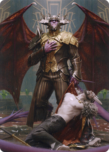 Ob Nixilis, the Adversary // Ob Nixilis, the Adversary  [New Capenna Art Series] (Borderless) Foil
