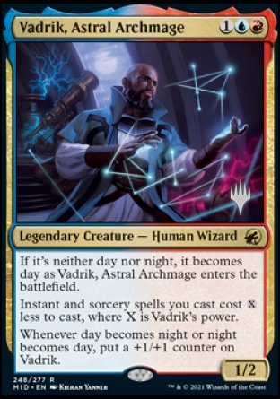 Vadrik, Astral Archmage (Promo Pack) [Innistrad: Midnight Hunt Promos] Foil