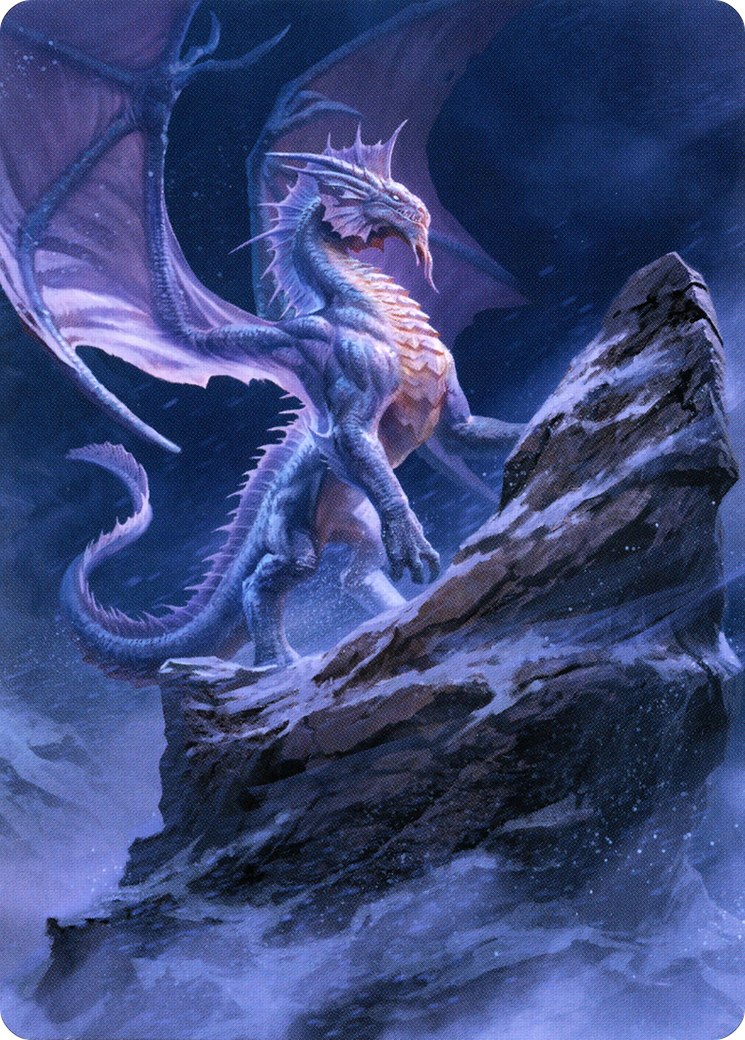 Ancient Silver Dragon // Ancient Silver Dragon  [Battle for Baldur's Gate Art Series] (Borderless)