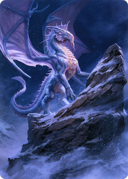 Ancient Silver Dragon // Ancient Silver Dragon  [Battle for Baldur's Gate Art Series] (Borderless)