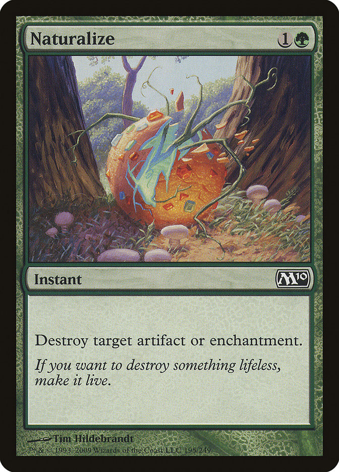 Naturalize [Magic 2010] Foil