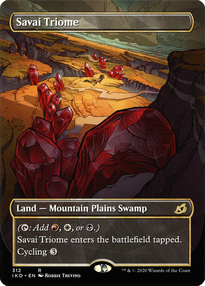Savai Triome (Showcase) [Ikoria: Lair of Behemoths] Foil
