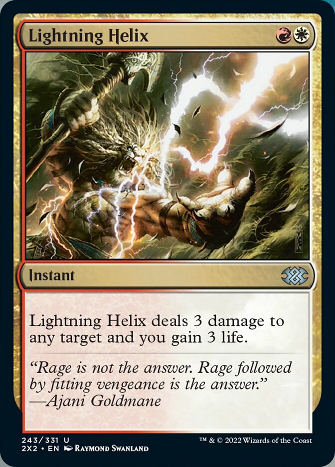 Lightning Helix [Double Masters 2022] Foil