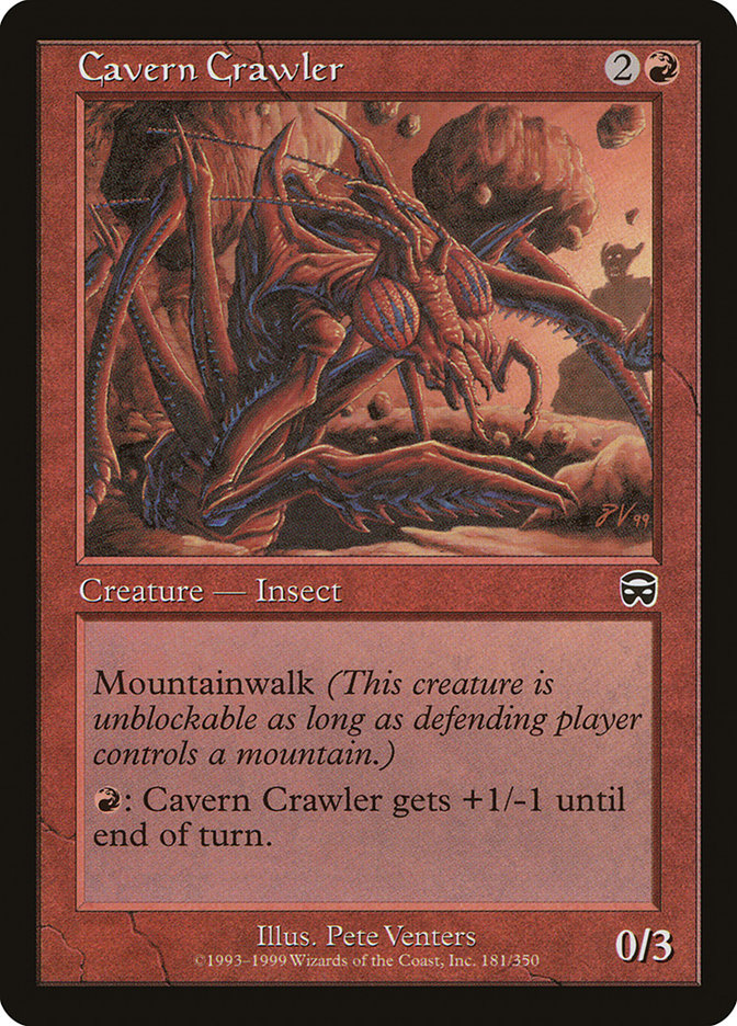 Cavern Crawler [Mercadian Masques] Foil