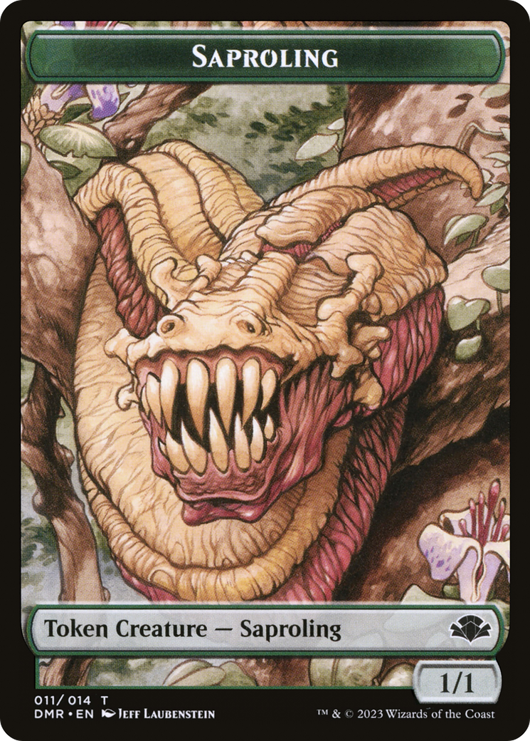 Saproling  [Dominaria Remastered Tokens] Foil