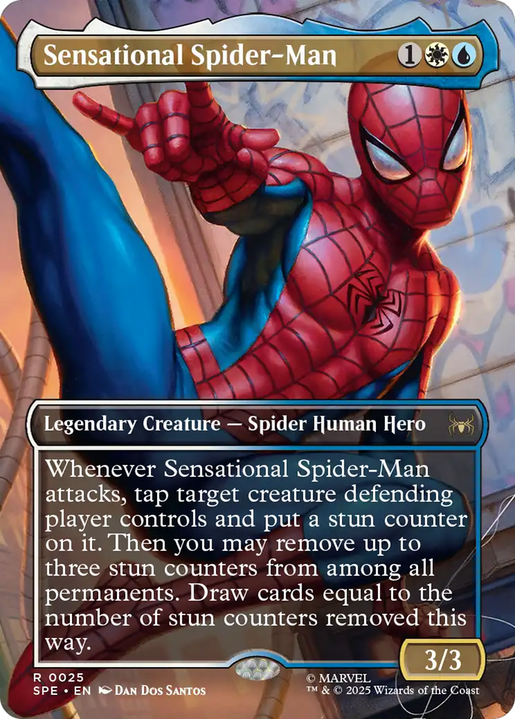 Sensational Spider-Man (Borderless) [Marvel's Spider-Man: Eternal-Legal] Foil