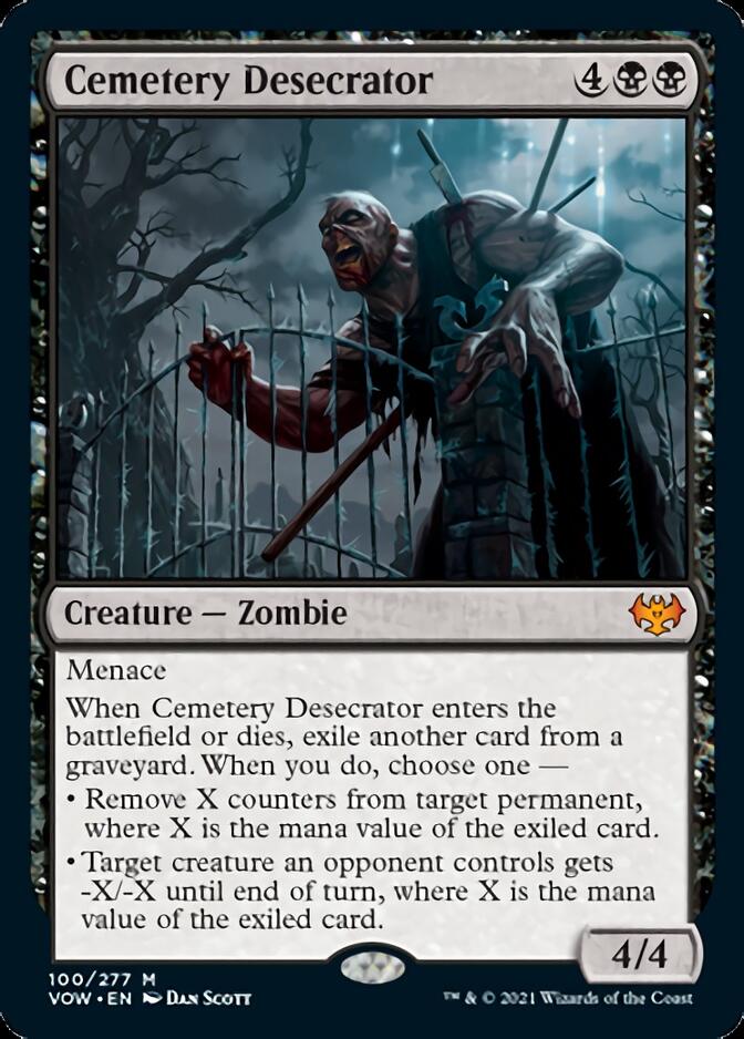 Cemetery Desecrator [Innistrad: Crimson Vow] Foil
