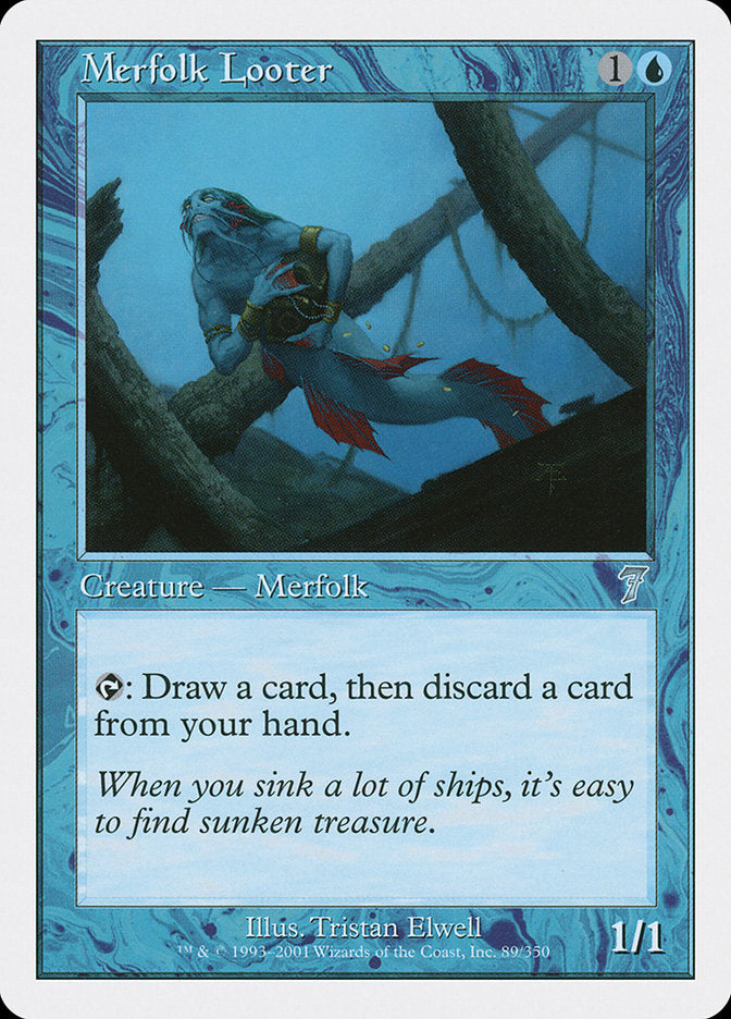 Merfolk Looter [Seventh Edition] Foil