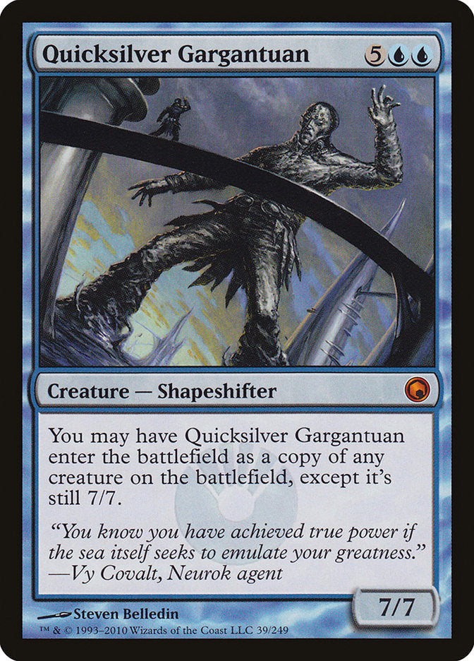 Quicksilver Gargantuan [Scars of Mirrodin] Foil