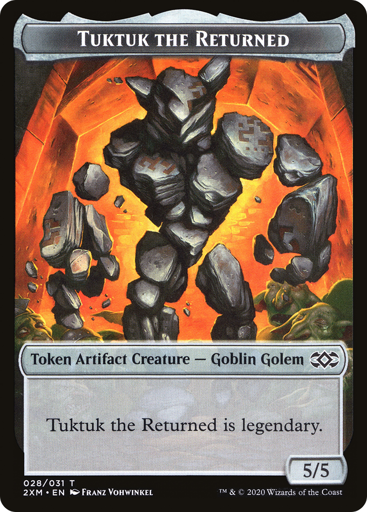 Tuktuk the Returned  [Double Masters Tokens]