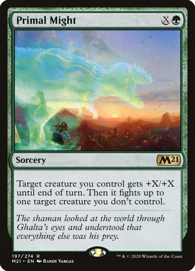 Primal Might [Core Set 2021] Foil