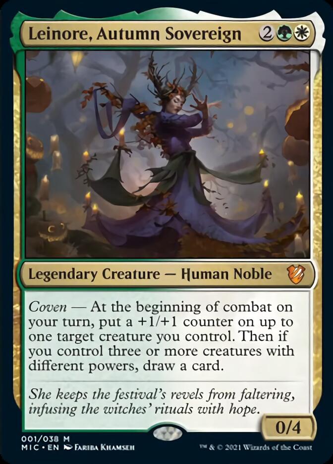 Leinore, Autumn Sovereign [Innistrad: Midnight Hunt Commander] Foil