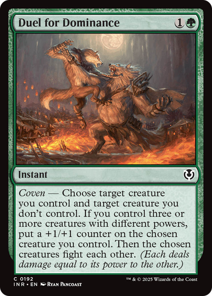 Duel for Dominance [Innistrad Remastered] Foil
