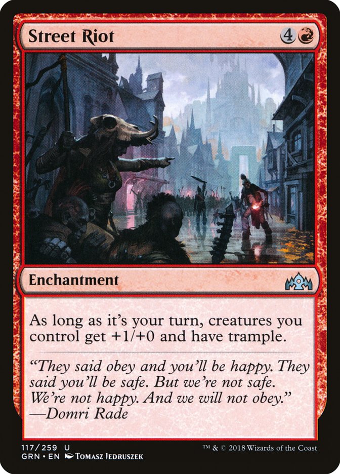 Street Riot [Guilds of Ravnica] Foil