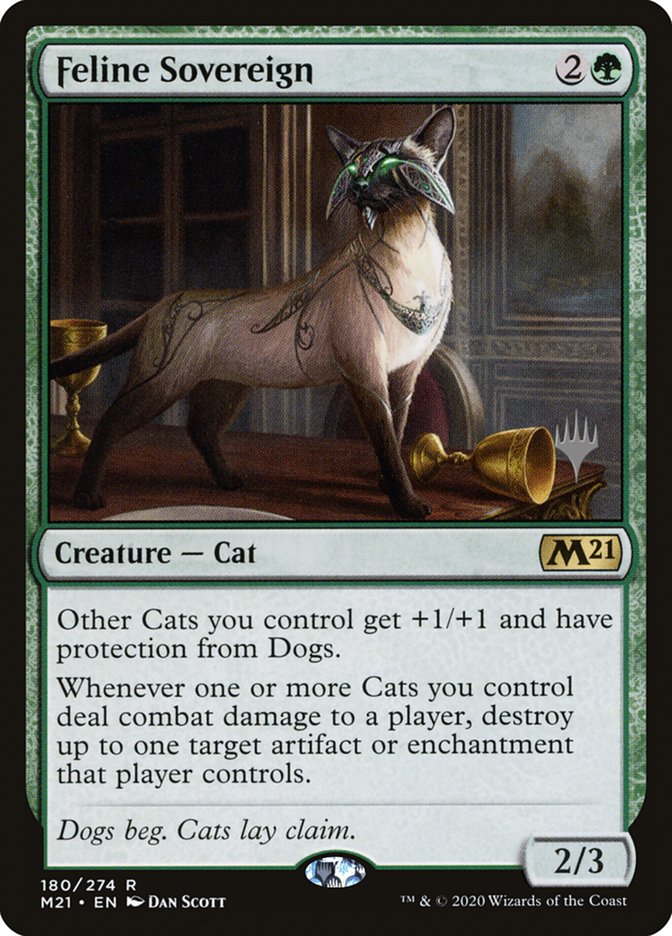 Feline Sovereign (Promo Pack) [Core Set 2021 Promos] Foil