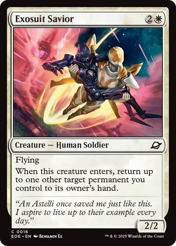 Exosuit Savior [Edge of Eternities] Foil