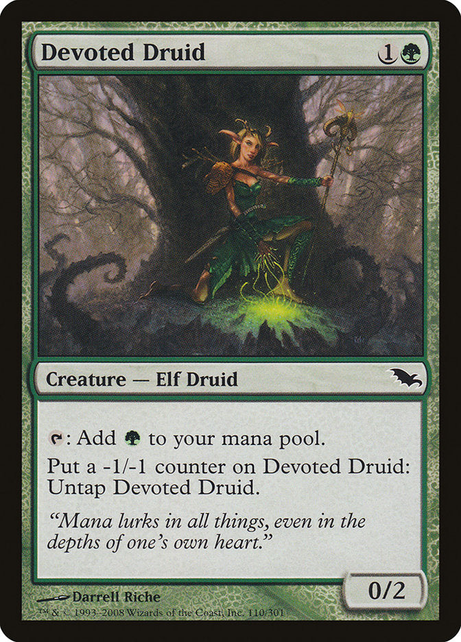 Devoted Druid [Shadowmoor] Foil