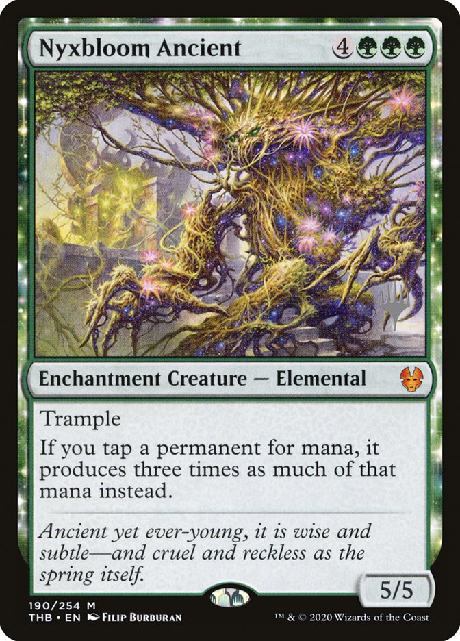 Nyxbloom Ancient (Promo Pack) [Theros Beyond Death Promos] Foil