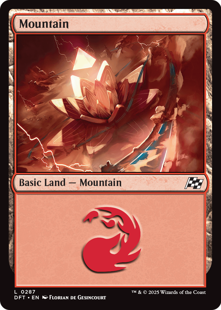 Mountain (0287) [Aetherdrift] Foil