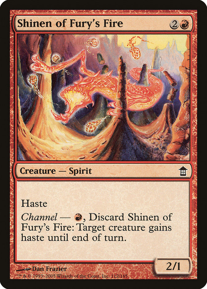 Shinen of Fury's Fire [Saviors of Kamigawa] Foil