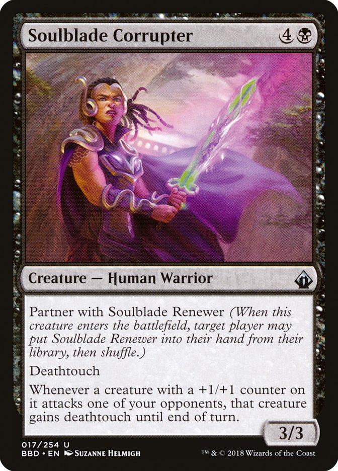Soulblade Corrupter [Battlebond] Foil