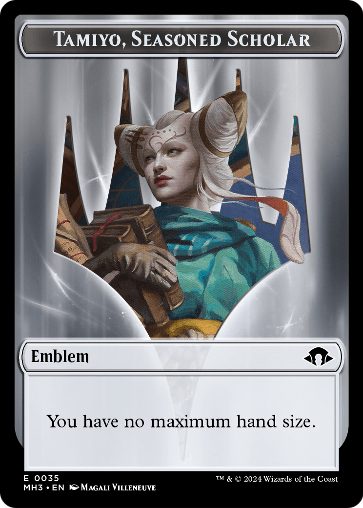 Tamiyo, Seasoned Scholar  [Modern Horizons 3 Tokens]