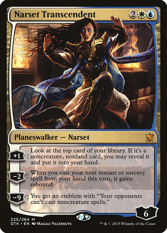 Narset Transcendent [Dragons of Tarkir] Foil