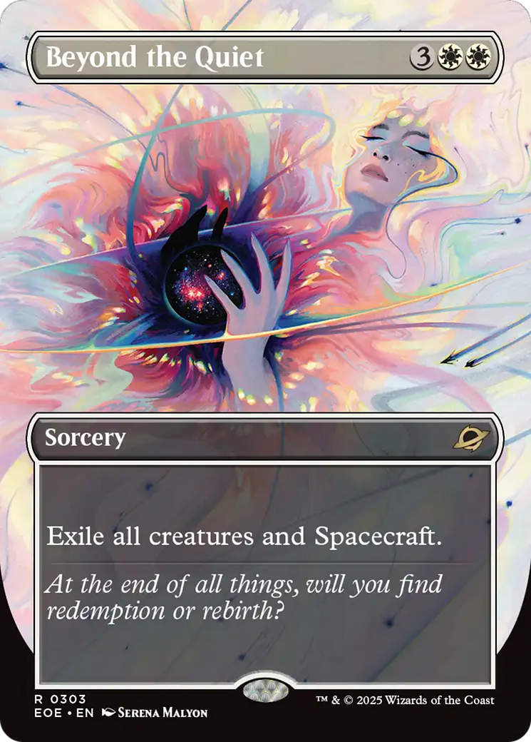 Beyond the Quiet (Borderless) [Edge of Eternities] Foil