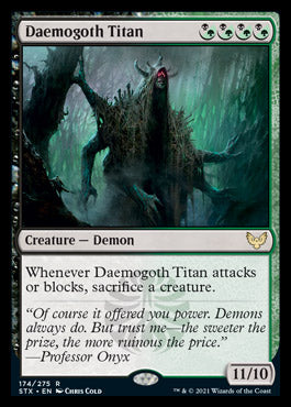 Daemogoth Titan [Strixhaven: School of Mages] Foil
