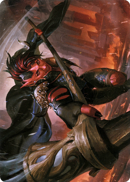 Karlach, Fury of Avernus // Karlach, Fury of Avernus  [Battle for Baldur's Gate Art Series] (Borderless) Foil