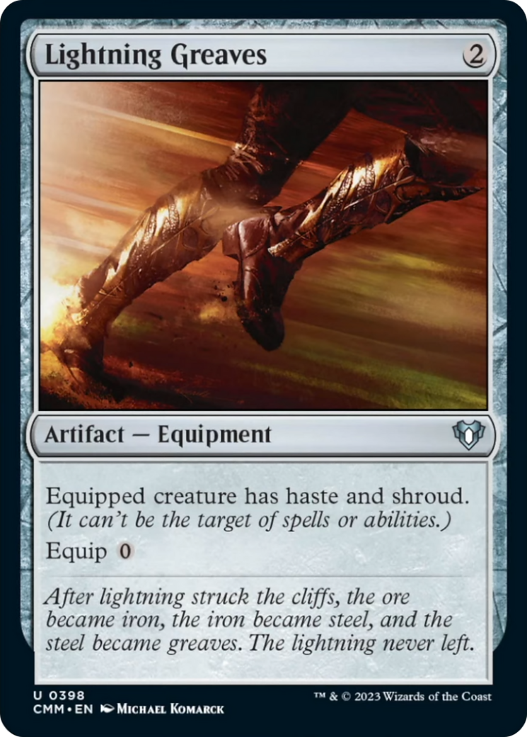 Lightning Greaves [Commander Masters] Foil