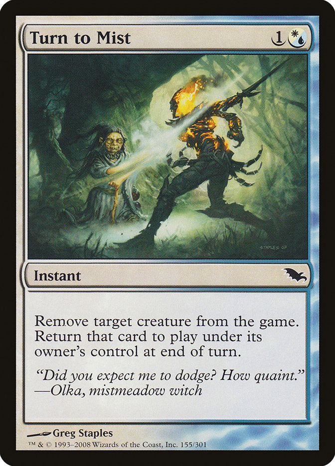 Turn to Mist [Shadowmoor] Foil