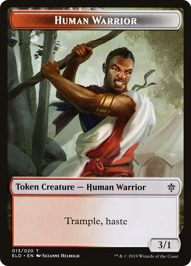 Human Warrior  [Throne of Eldraine Tokens]