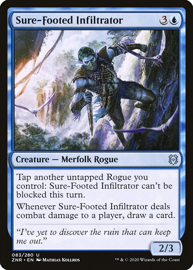 Sure-Footed Infiltrator [Zendikar Rising] Foil