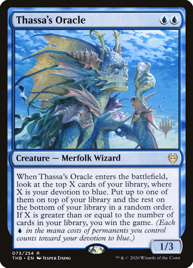 Thassa's Oracle (Promo Pack) [Theros Beyond Death Promos] Foil