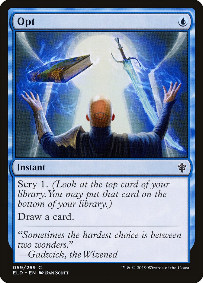 Opt [Throne of Eldraine] Foil