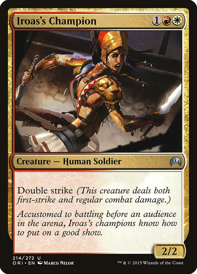 Iroas's Champion [Magic Origins] Foil