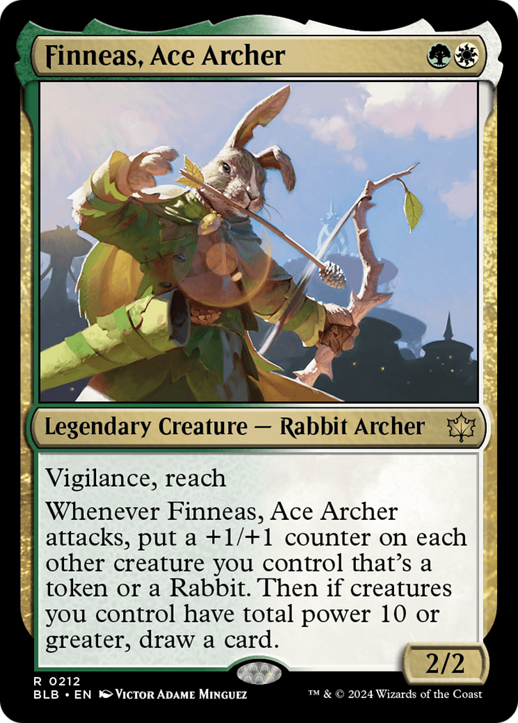 Finneas, Ace Archer [Bloomburrow] Foil