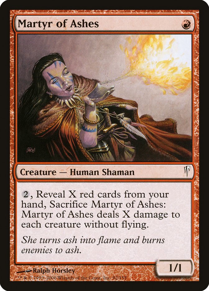 Martyr of Ashes [Coldsnap] Foil