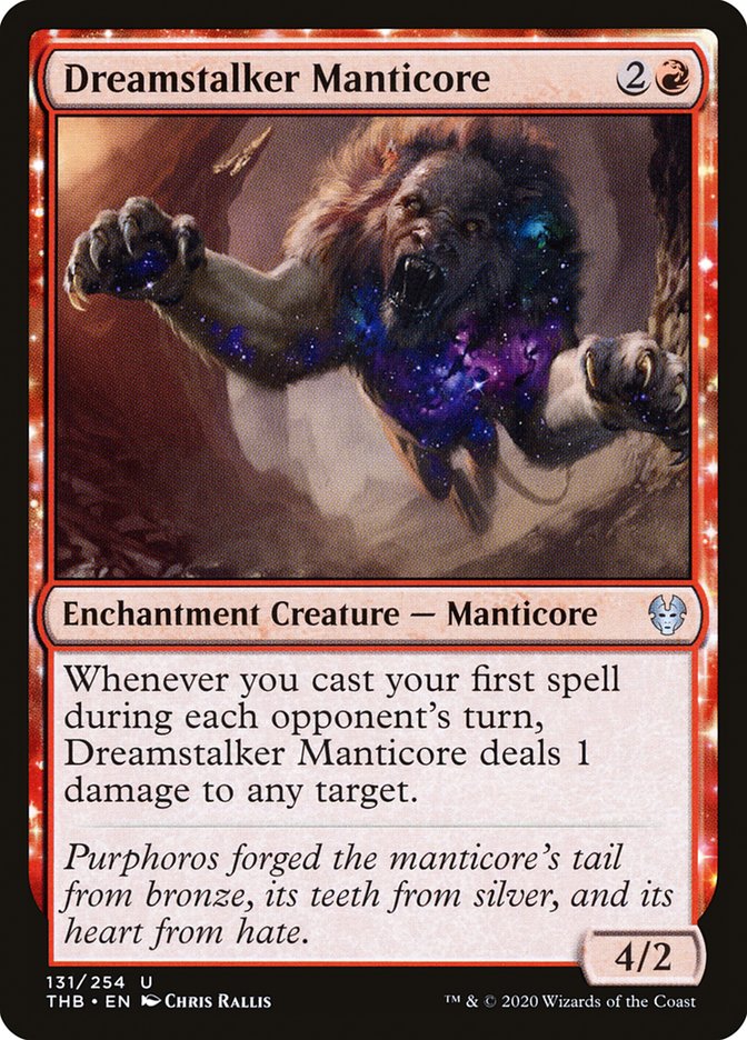 Dreamstalker Manticore [Theros Beyond Death] Foil