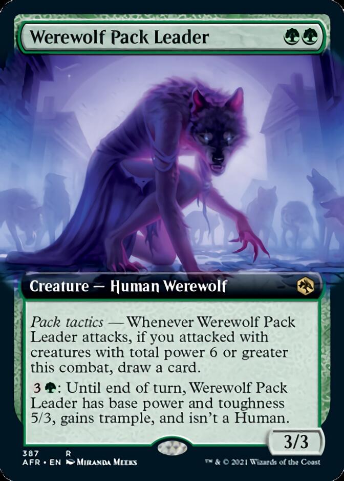 Werewolf Pack Leader (Extended Art) [Dungeons & Dragons: Adventures in the Forgotten Realms] Foil