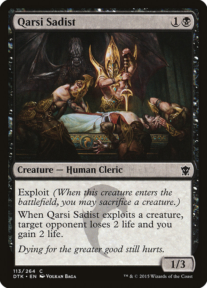 Qarsi Sadist [Dragons of Tarkir] Foil