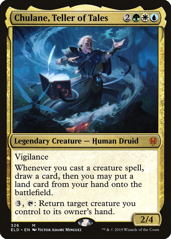 Chulane, Teller of Tales [Throne of Eldraine] Foil