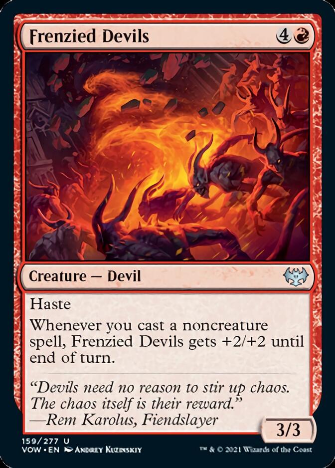 Frenzied Devils [Innistrad: Crimson Vow] Foil
