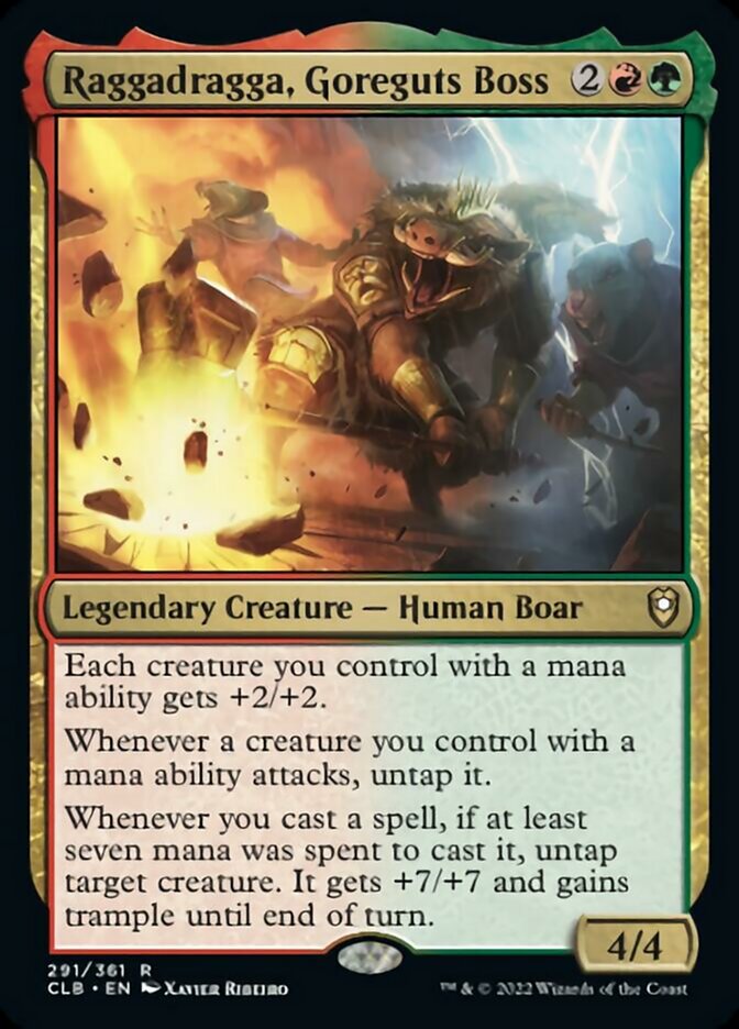 Raggadragga, Goreguts Boss [Commander Legends: Battle for Baldur's Gate] Foil