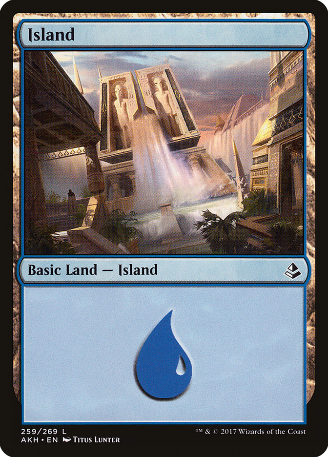 Island (259) [Amonkhet] Foil