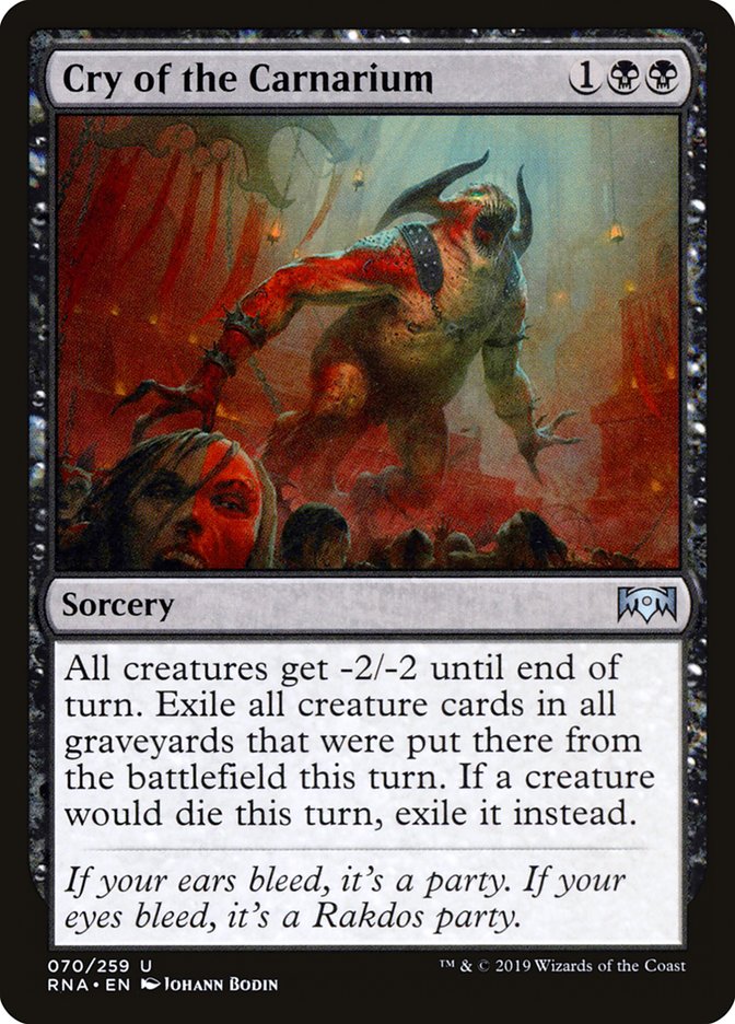Cry of the Carnarium [Ravnica Allegiance] Foil