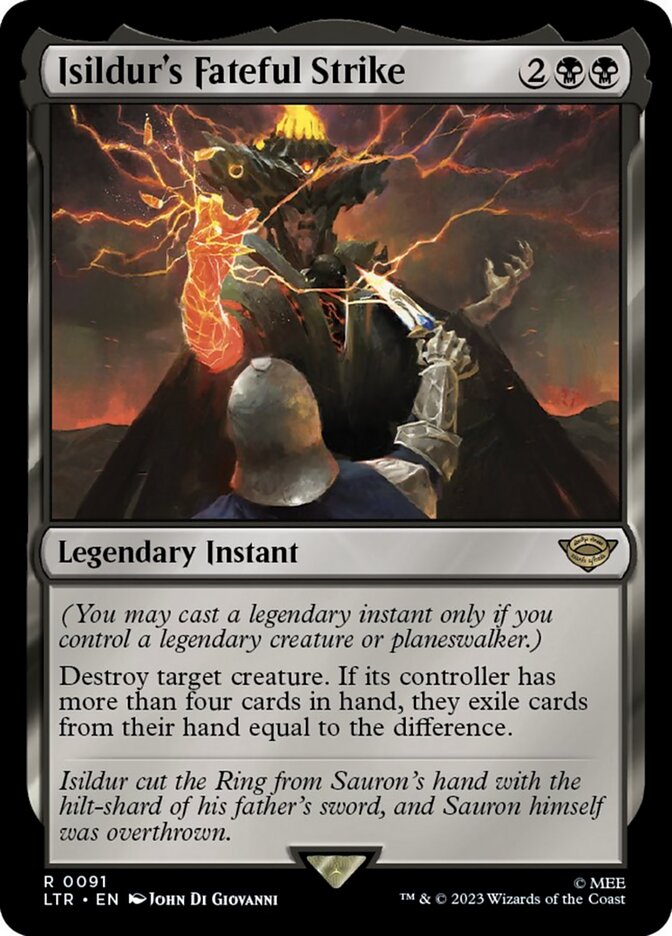 Isildur's Fateful Strike [The Lord of the Rings: Tales of Middle-Earth] Foil