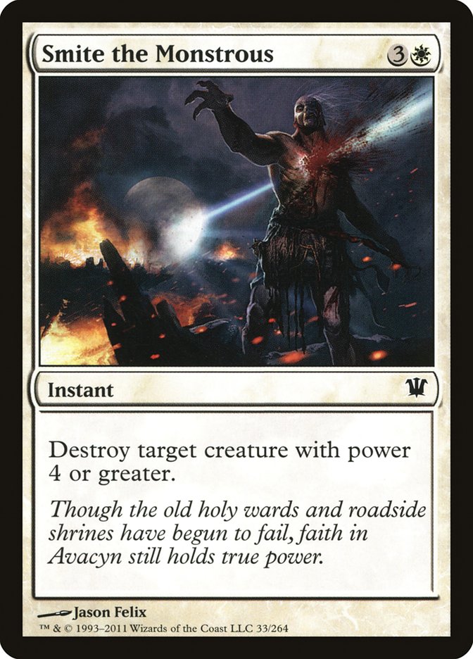 Smite the Monstrous [Innistrad] Foil
